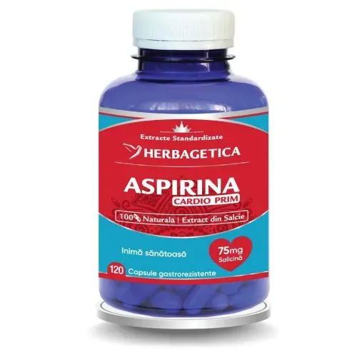 Aspirina Naturala Cardioprim, 120 capsule