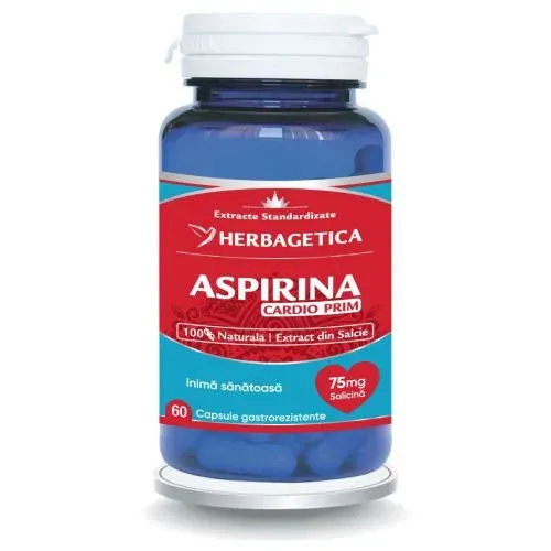 Aspirina Naturala Cardioprim, 60 capsule
