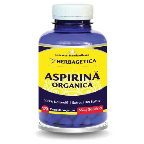 Aspirina Organica, 120 capsule