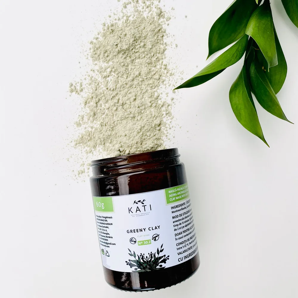 Greeny Clay No. 30.2 - Masca Faciala DIY pentru Ten Gras