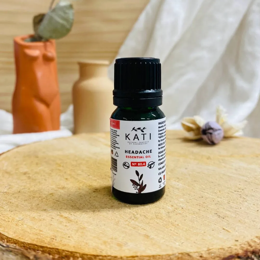 Headache No. 80.4 - Amestec Uleiuri Esentiale Anti-Durere de Cap
